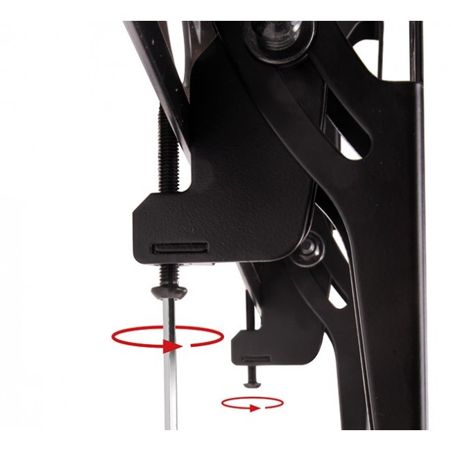 B-Tech Universal Flat Screen Ceiling Mount with Tilt (VESA 400) - 1m 50mm Pole B-Tech Universal Flat Screen Ceiling Mount with Tilt (VESA 400) - 1m 50mm Pole