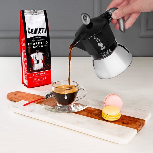 Bialetti Moka Induction Moka pot 4TZ Black Bialetti Moka Induction Moka pot 4TZ Black