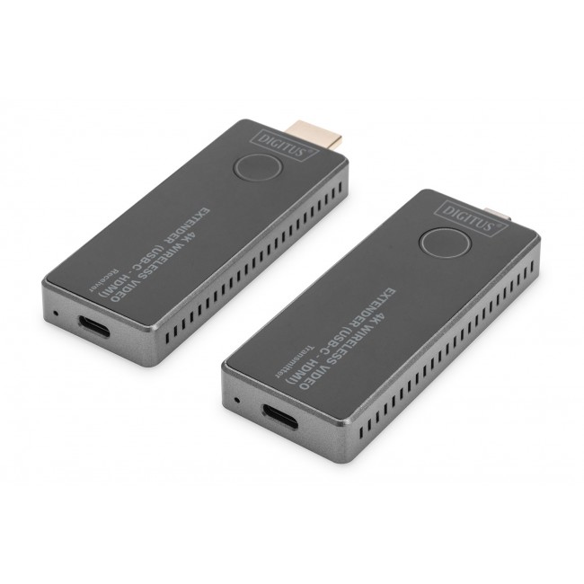 Digitus 4K Wireless Video Extender Set, 30 m (USB-C - HDMI), 4K/30Hz Digitus 4K Wireless Video Extender Set, 30 m (USB-C - HDMI), 4K/30Hz