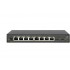 LevelOne Hilbert 10-Port Gigabit Smart Lite Switch, 8 x Gigabit RJ45, 2 x Gigabit SFP