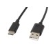 Lanberg CA-USBO-10CC-0018-BK USB cable USB 2.0 1.8 m USB A USB C Black