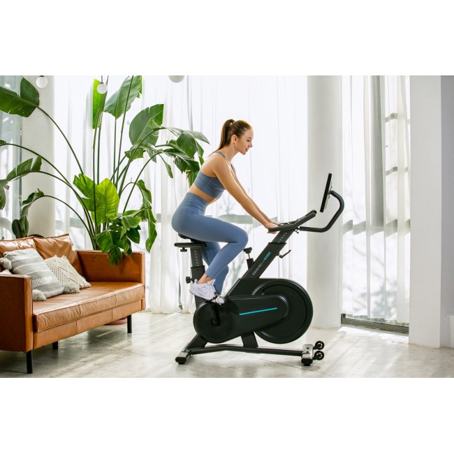 OVICX Spinning bike, stationary magnetic Q200X with 15.6