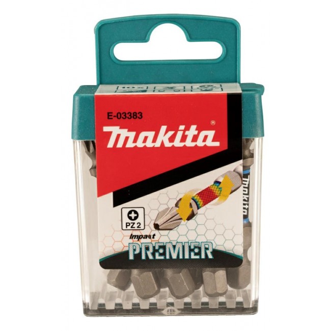 MAKITA SCREWDRIVER BIT PZ2-50mm /10pcs. IMPACT PREMIER