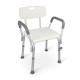 Shower stool with backrest and handles Shower stool with backrest and handles