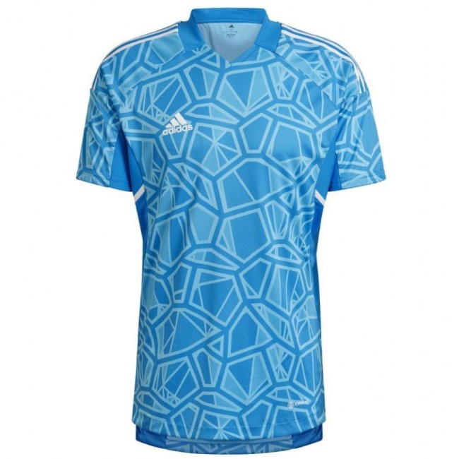 adidas Condivo 22 Goalkeeper Jersey Short Sleeve Blue HB1623