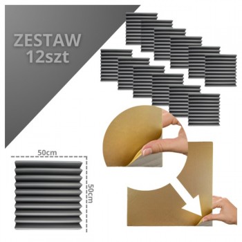 DNA AM4 BK acoustic panel set of 12 pcs. black