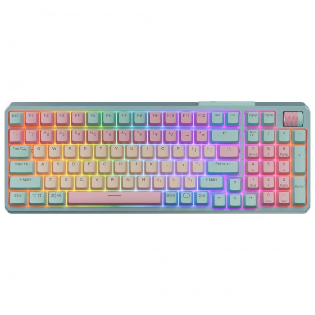 Cooler Master MK770 keyboard Gaming USB + RF Wireless + Bluetooth QWERTY US English Multicolour Cooler Master MK770 keyboard Gaming USB + RF Wireless + Bluetooth QWERTY US English Multicolour