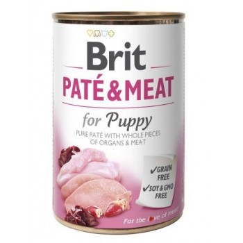 BRIT Pat & Meat Puppy Chicken - wet dog food - 400g