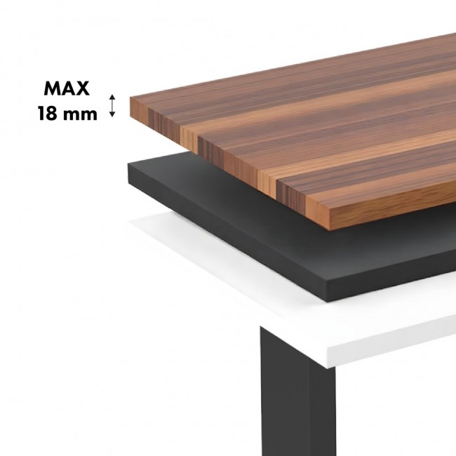 Ergo Office electric height adjustable desk, max height 1160mm, max - 80kg, without sit-stand desk top, black, ER-400 B Ergo Office electric height adjustable desk, max height 1160mm, max - 80kg, without sit-stand desk top, black, ER-400 B