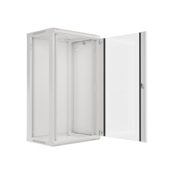 Lanberg Wall mounting rack cabinet 19'' 22U 600x450mm Grey