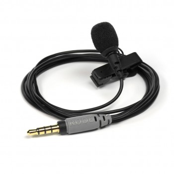 R DE smartLav+ Black Lavalier/Lapel microphone