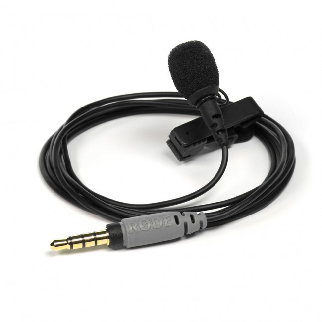 R DE smartLav+ Black Lavalier/Lapel microphone
