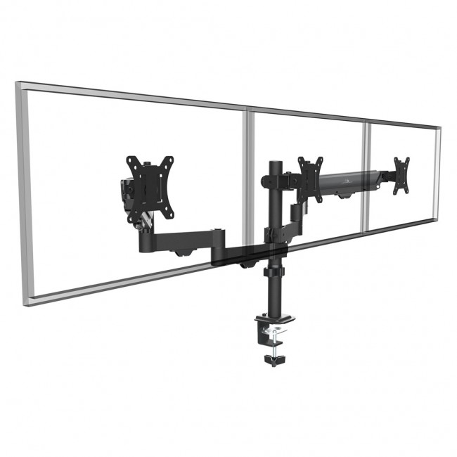 Maclean 3 monitor mount, gas spring, 17