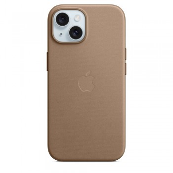 Apple iPhone 15 FineWoven Case with MagSafe - Taupe