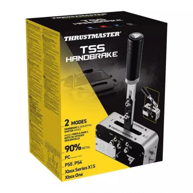 Thrustmaster TSS Handbrake Black, Silver USB Analogue / Digital PC, PlayStation 4, PlayStation 5, Xbox One, Xbox One S, Xbox One X, Xbox Series S, Xbox Series X