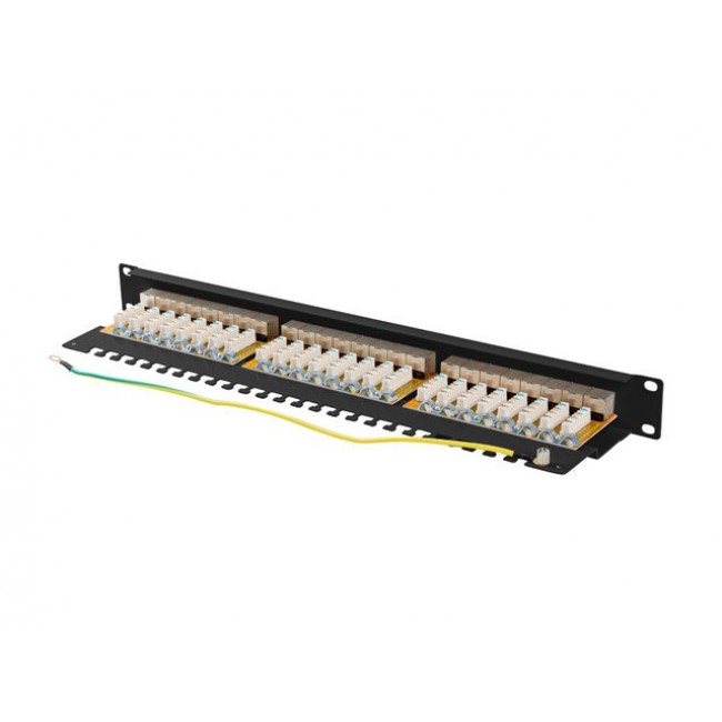 Lanberg PPSA-1024-B patch panel 1U Lanberg PPSA-1024-B patch panel 1U