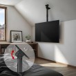 Maclean ceiling mount for TV, max load 60kg, 43-86