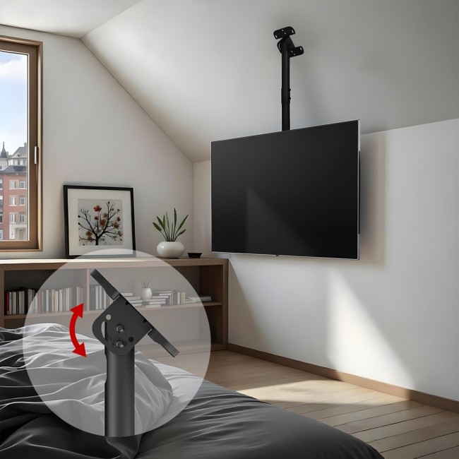 Maclean ceiling mount for TV, max load 60kg, 43-86