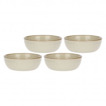 Set of 4 Concerto Avorio salad bowls - Ivory, 20 cm