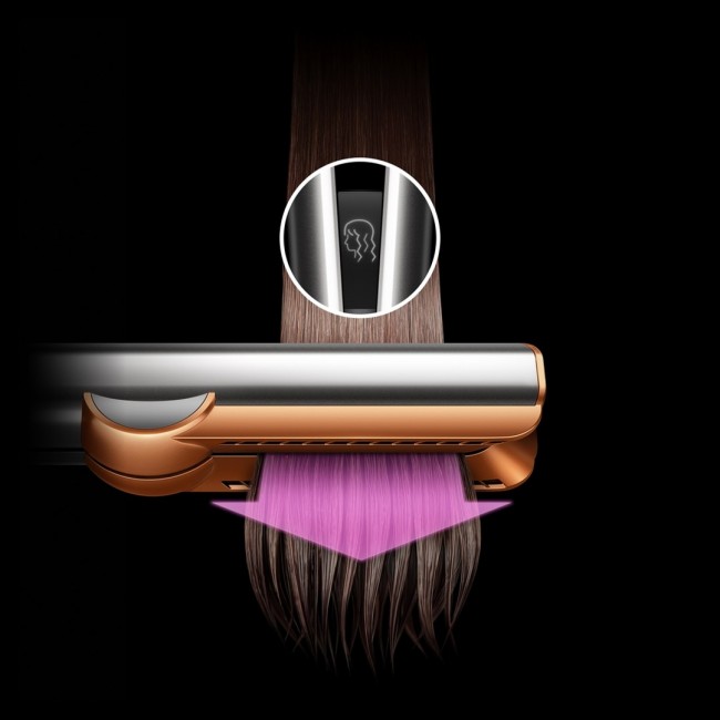 Dyson Airstrait Straightening iron Steam Amber 1600 W 1.98 m