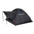 High Peak Beaver 3 Black, Red Pyramid tent