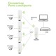 Techly Point-to-Point CPE 300Mbps to 5.8GHz 15dBi