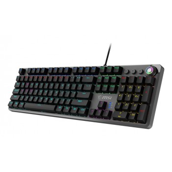 Gaming keyboard black US/FORGE GK310 RED MSI