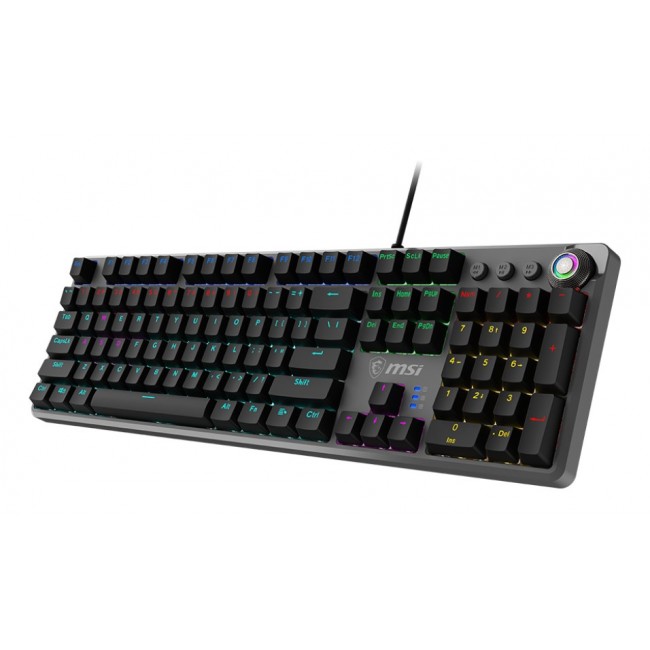 Gaming keyboard black US/FORGE GK310 RED MSI