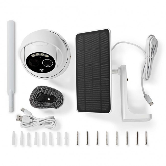 Nedis SIMCBO50WT security camera Dome IP security camera Outdoor 1920 x 1080 pixels Ceiling Nedis SIMCBO50WT security camera Dome IP security camera Outdoor 1920 x 1080 pixels Ceiling