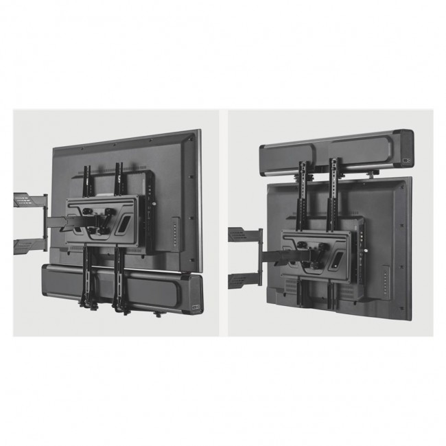 Maclean MC-914 Universal Soundbar Mount Speaker Holder Mounting Under TV up to 15kg VESA Space Saving Maclean MC-914 Universal Soundbar Mount Speaker Holder Mounting Under TV up to 15kg VESA Space Saving
