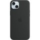 Apple iPhone 15 Plus Silicone Case with MagSafe - Black Apple iPhone 15 Plus Silicone Case with MagSafe - Black