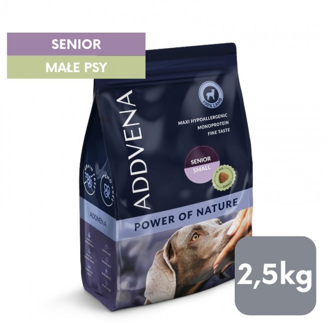 ADDVENA Power of Nature Senior Small Lamb - dry dog food - 2,5kg ADDVENA Power of Nature Senior Small Lamb - dry dog food - 2,5kg