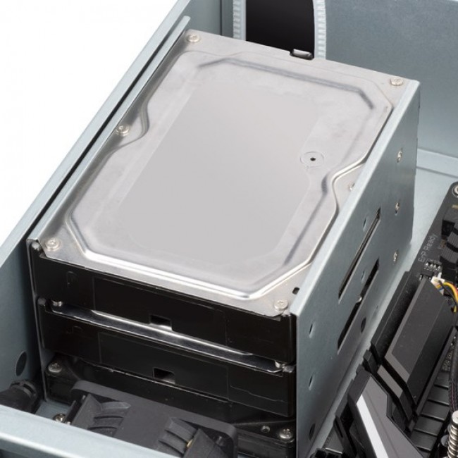 SilverStone RM23-502 Rackmount Server Chassis, ATX, USB 3.0 - 2U - black