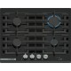 Bosch PRP6A6H40 hob Black Built-in 60 cm Gas 4 zone(s)