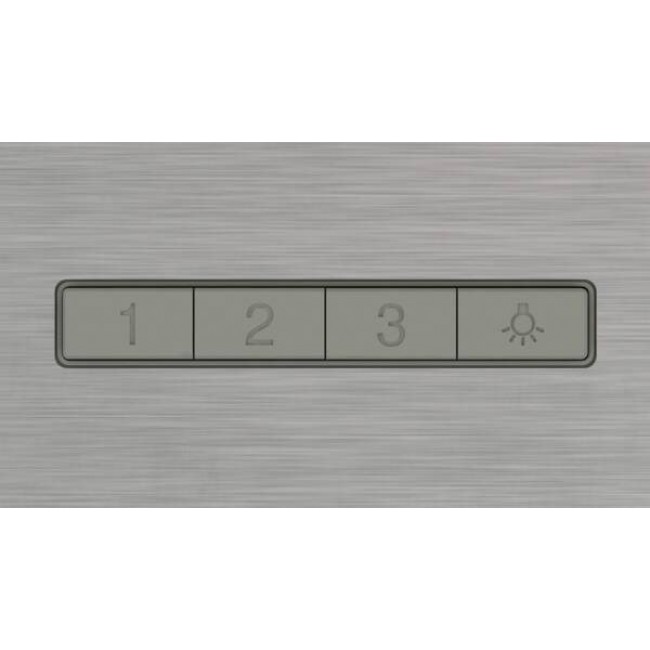 Bosch DWB93BC30 cooker hood Wall-mounted Stainless steel 400 m /h