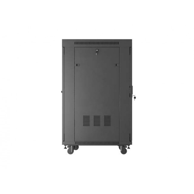 Lanberg FF01-6824-12BL rack cabinet 24U Freestanding rack Black