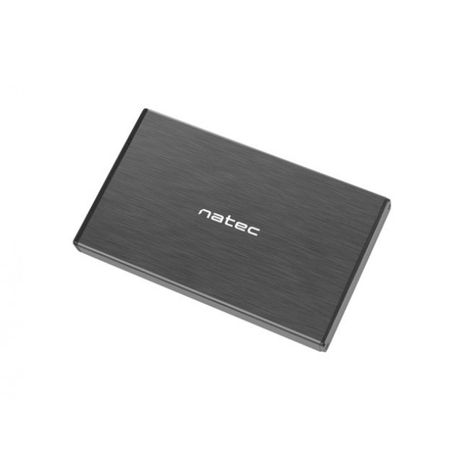 NATEC RHINO GO enclosure USB 3.0 for 2.5'' SATA HDD/SSD, black Aluminum NATEC RHINO GO enclosure USB 3.0 for 2.5'' SATA HDD/SSD, black Aluminum