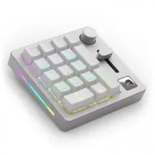 Keychron GMMK Numpad keyboard Home/Office USB + RF Wireless + Bluetooth White