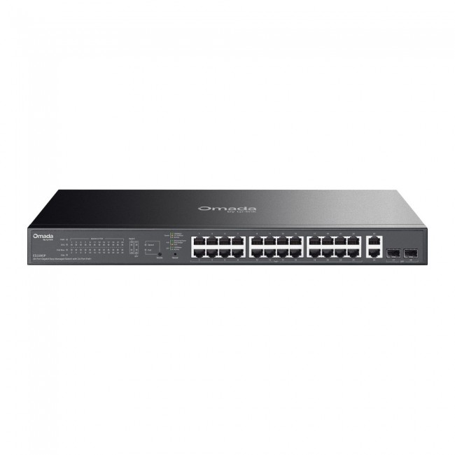 TP-Link ES228GP network switch Managed L2 Gigabit Ethernet (10/100/1000) Power over Ethernet (PoE) Black TP-Link ES228GP network switch Managed L2 Gigabit Ethernet (10/100/1000) Power over Ethernet (PoE) Black