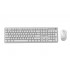 Gembird KBS-WPS-01 Slim Pro Business wireless desktop set, white, RU layout