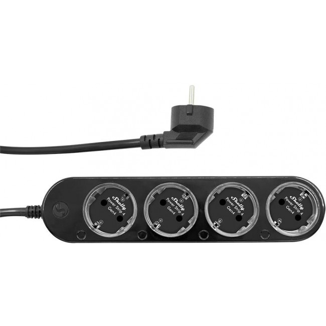Shelly Power Strip 4 Gen4 Black Smart Power Strip Shelly Power Strip 4 Gen4 Black Smart Power Strip
