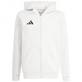 Bluza dla dzieci adidas Entrada 26 Full Zip Hoodie bia a KH1783 140cm