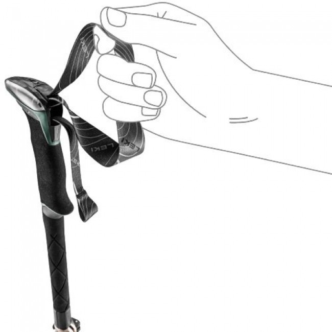 Trekking Poles LEKI TR MAKALU FX, 110 130 cm, green Trekking Poles LEKI TR MAKALU FX, 110 130 cm, green