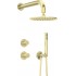 Concealed shower set with shower head