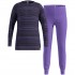 Bielizna termoaktywna - zestaw Odlo Set long ACTIVE WARM SET fioletowa 152