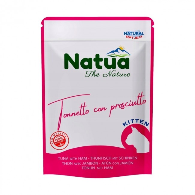 NATUA Kitten tuna with ham - wet cat food - 70g