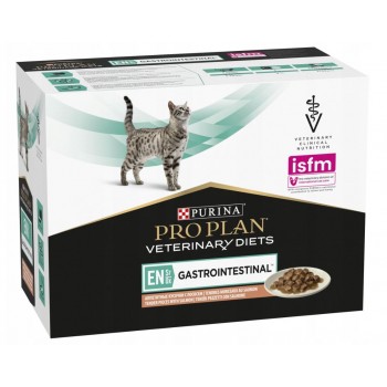 PURINA Pro Plan Veterinary Diets EN St/Ox Gastrointestinal Salmon - wet cat food - 10x85 g