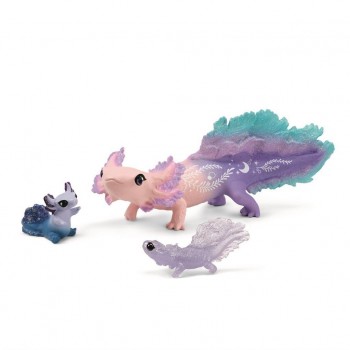 Schleich 42628 Bayala Axolotl Family