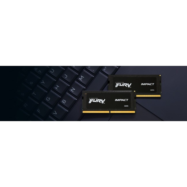 Kingston Technology FURY 16GB 4800MT/s DDR5 CL38 SODIMM Impact Kingston Technology FURY 16GB 4800MT/s DDR5 CL38 SODIMM Impact