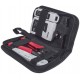Intellinet 4-Piece Network Tool Kit, 4 Tool Network Kit Composed of LAN Tester, LSA punch down tool, Crimping Tool and Cut and Stripping tool Intellinet 4-Piece Network Tool Kit, 4 Tool Network Kit Composed of LAN Tester, LSA punch down tool, Crimping Tool and Cut and Stripping tool